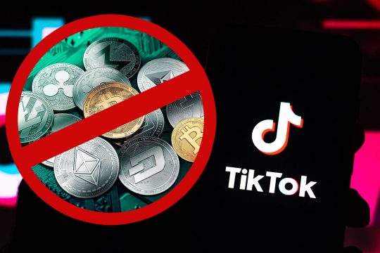 TikTok запретил рекламу криптовалют